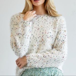 Cute Multi Color Polak Dot Sweater